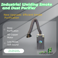 Système d'extraction des fumées industrielles très vendu, collecteur de poussière pour l'extraction des fumées de soudage avec certification CE