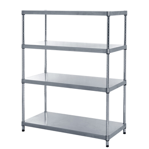 Estantería de Almacenamiento Industrial de Alta Resistencia de 5 Niveles, de Acero Cromado sin Pernos, 42"x18"x60", Moderna, Personalizada, Multifuncional, para Comercio Minorista - Product Image 1