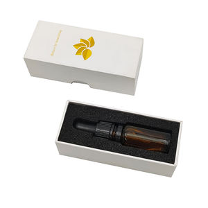 Caja de aceite para el cuidado de la piel personalizada con bandeja de espuma negra Caja de regalo para paquete de papel de regalo de aceite de esencia de fragancia - Product Image 4