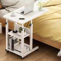 Bureau d'ordinateur de bureau multifonctionnel extensible et durable, bureau d'ordinateur de bureau simple Offre Spéciale avec poulies et mobile