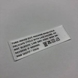 Etiqueta personalizada de buena calidad con contenido de impresión Offset, Material de reciclaje, etiqueta de diseño de moda para el cuidado de la ropa moderna - Product Image 6