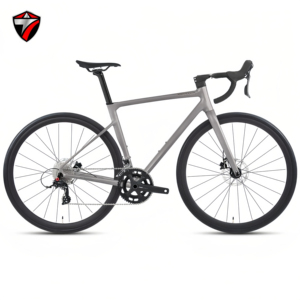 Bicicletta da Città Economica 700C con Pneumatici Larghi, Forcella in Fibra di Carbonio, Freni a Disco Idraulici Completi, Cambio SHIMANO a 24 Velocità, Leggera e Antiscivolo - Product Image 2