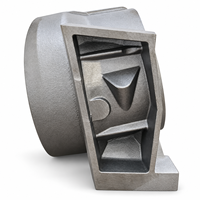 Boîtier en fonte ductile OEM pour systèmes hydrauliques lourds avec usinage de précision, carter de pompe en acier au carbone, boîtier hydraulique