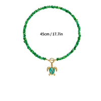 Collier pendentif poisson en acier inoxydable avec perles coquillage blanc cassé, style ras du cou, bijoux empilables, cadeau souvenir
