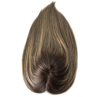 Base en dentelle suisse et soie pour un aspect réaliste du cuir chevelu et une respirabilité optimale, extensions de cheveux 100% humains pour les clients de salon