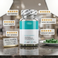Cápsulas de Clorofila Deodorante Corporal Mágicas de Marca Privada Personalizada, Fabricadas en Fábrica con Certificación GMP, ISO y HACCP, para Adultos, Hombres y Mujeres