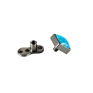 G23 Titan Flash Phim Hình Vuông Hình Tam Giác Da Cấy Ghép Da Neo <span class=keywords><strong>Piercing</strong></span> Mũi Đồ Trang Sức Thời Trang - Product Image 5