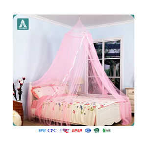 Mosquitera de cinta de poliéster 100%, dosel Circular rosa, mosquitera colgante para adultos de verano completo para uso en Hotel, hogar, Camping - Product Image 2