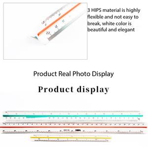 Regla Trigonométrica DF 81 de 30 cm, Regla de Dibujo con Escalas, Plantilla de Cartografía, Regla con Seis Escalas para Diseño de Interiores - Product Image 6