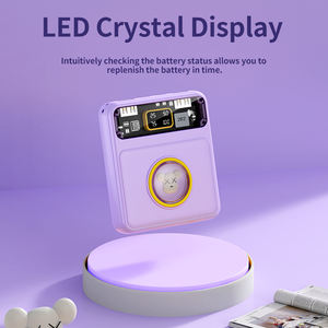 10000mah ชาร์จด่วนโปร่งใส Powerbank มินิแบบพกพาน่า<span class=keywords><strong>รัก</strong></span>สัต<span class=keywords><strong>ว</strong></span>์เลี้ยงรูปแบบ Power Bank สําหรับโทรศัพท์ - Product Image 4