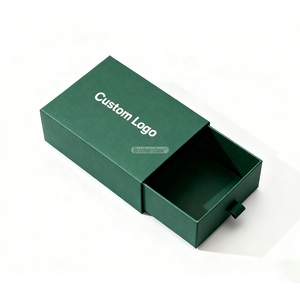 Miễn Phí Thiết Kế Biểu Tượng Tùy Chỉnh Trượt Cứng Nhắc Bao Bì Có Thể Tái Chế Dập Nóng Các Tông Sang Trọng Hộp Ngăn Kéo - Product Image 2