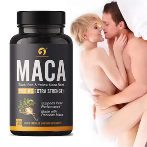 OEM <span class=keywords><strong>Maca</strong></span> Wortel Capsules Zwarte <span class=keywords><strong>Maca</strong></span> Kruidensupplementen voor Mannen Verbeteren Mannelijke Functie Pillen Kracht Uithoudingsvermogen Ondersteuning - Product Image 1
