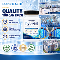 Marque Blanche 200mg Pylopass L. Reuteri DSM 17648 Probiotique en Capsules Végétariennes Soutien Gastrique H. Pylori OEM ODM