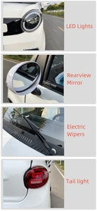 Fabriqué en Chine Mini Eco voiture nouvelle énergie Automobile 1500w véhicule électrique 5 portes poignée lecteur adulte ménage 4 roues batterie voiture - Product Image 5