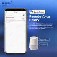 Tediton Sécurité Électronique Sleutelkast Code PIN Stockage de clés Tuya Smart Key Box Boîte de verrouillage sans clé
