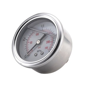 Manómetro Zhongxin de 40 mm, de Acero Inoxidable, Lleno de Aceite, para Uso Industrial Hidráulico y Neumático - Product Image 3
