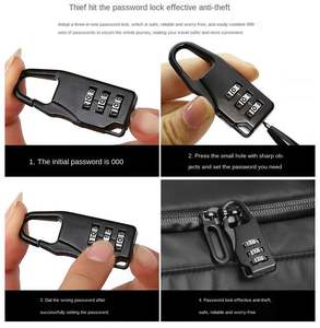 New Designer Anti-Theft With Lock Waterproof Duffel <b>Bag</b> Weekend <b>Travel</b> <b>Bag</b> Large Capacity Outdoor Black <b>Mans</b> Hand <b>Bag</b> - Product Image 6