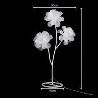 Lampe sur pied LED personnalisée en forme de pivoine et de tournesol, alimentée par courant alternatif, durable, idéale pour les mariages, les fêtes, les hôtels, les restaurants et les événements