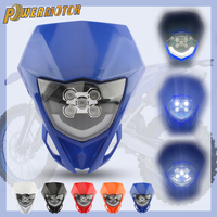 Plaque de phare en croix à LED pour Yamaha WR YZ 250F 250R 450F TTR WR FX MX Dirt Bike Enduro Motocross Carénage Phares de moto