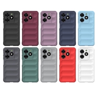 Coque Arrière de Protection Antichoc en Silicone TPU Souple et PC pour Tecno Pop 8 Spark 20C Spark Go 2024 Hot40