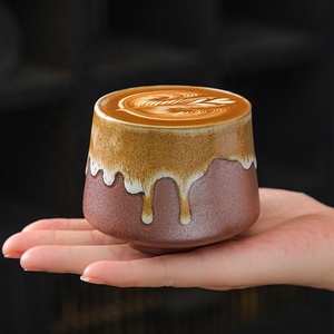 Tasses à thé au lait en céramique expresso Vintage, colorées, bon marché, tasses à thé en porcelaine chinoise avec Logo personnalisé, 200ml - Product Image 3