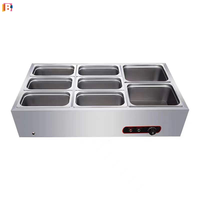 Buffet Fast Food Restaurant Severy Counter Top Bain Marie Gebrauchte Speisen wärmer