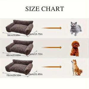 Canapé-lit pour animaux de compagnie XL toutes saisons de qualité supérieure, nid confortable pour chat et chien, mobilier d'intérieur 4 saisons pour animaux de compagnie - Product Image 4