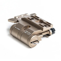 Loupe 90 ° Flip-to-Side Mount Base Support QD Quick Release/Detach Base pour G23 G33 G43 G45 3X 5X Magnifier