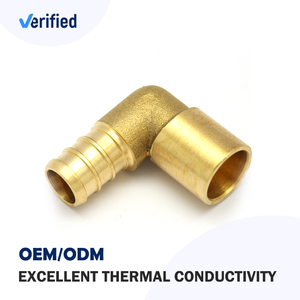 Raccord coudé en laiton Hailiang Factory Outlet pour PEX, extrémités filetées à sertir, connexion de plomberie durable - Product Image 2