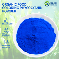 Poudre de spiruline biologique de haute qualité EU&NOP, colorant alimentaire naturel, spiruline bleue E6, poudre de phycocyanine soluble dans l'eau