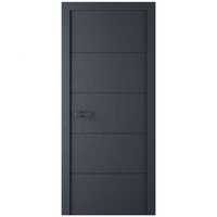 Porte en MDF avec revêtement en membrane PVC, portes intérieures pour appartements, modèles de portes simples en bois