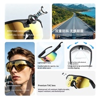 Lunettes intelligentes IA avec caméra, enregistrement photo/vidéo 13MP, batterie 270mAh, chargement Type-C, idéales pour le cyclisme/sports en extérieur – Vente directe usine
