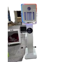 Dernière Tendance : Machine Photo Booth Universelle pour iPad/Surface, Marque Keft, Garantie 2 Ans, Éclairage RGB Rotatif à 360° Réglable, Flight Case