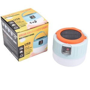 Solar Camping <b>Lamp</b> Led Light Portable Outdoor Emergency Light With Usb <b>Charging</b> 25000 Hours Lifespan - Product Image 5