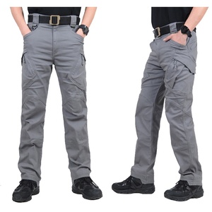 Pantalon tactique IX9 pour hommes, entraînement en plein air, décontracté, multi-poches, solide, séchage rapide, respirant, protection UV - Product Image 4