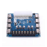 Carte adaptateur de distribution d'alimentation ATX 20/24 broches avec 8 ports USB 5V pour châssis d'ordinateur de bureau
