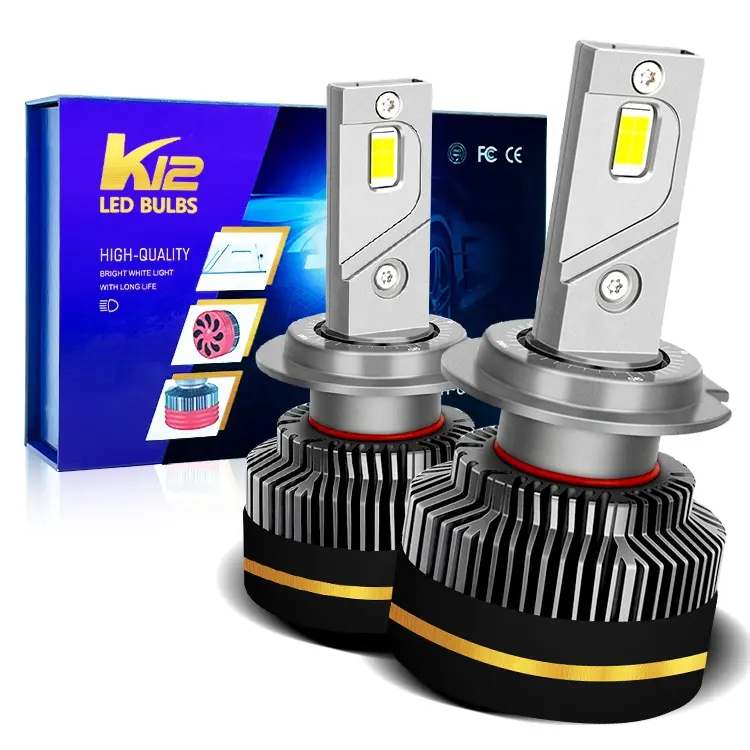 K12 mini kit de farol de led, h4 h11 9005 9006 led, lâmpada de cabeça 9004 9007 h13 para carros 110w