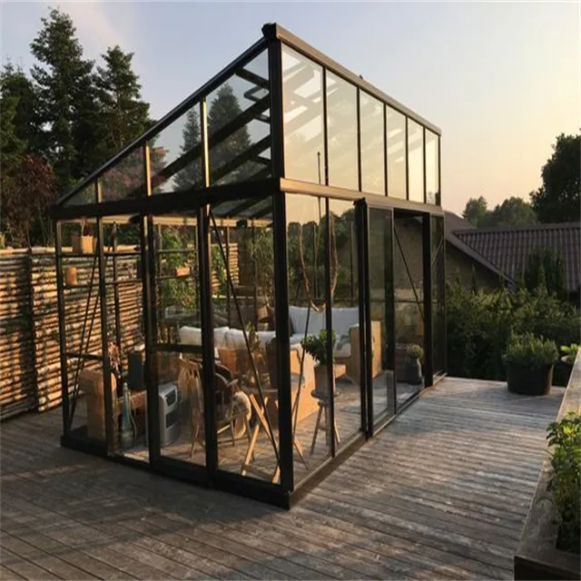 Sunroom & glass House Winter Garden glass Sunroom House Designs con finestra e porta