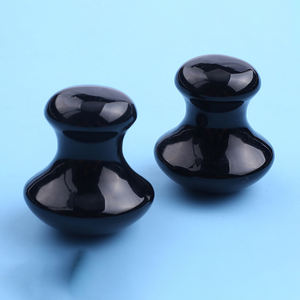 Nuevas herramientas de masaje Cabeza de hongo Piedra de masaje Seta de Aventurina verde Gua Sha para masajeador facial - Product Image 5