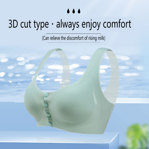 Gran oferta, sujetador ortopédico sin costuras para lactancia, transpirable, deportivo, abierto, con 4 botones, cómodo, para mujer - Product Image 6