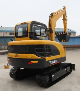 YUCHAI Excavators Micro Digger YC60-9 Mini Bagger Diesel Small Excavator