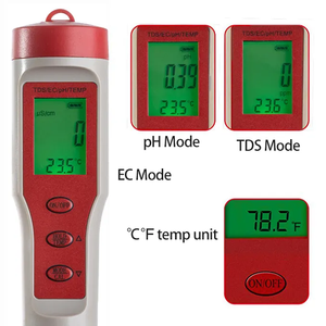 Testeur de qualité de l'eau 4 en 1 de type stylo pour TDS, EC, PH et température avec des tests de haute précision - Product Image 3