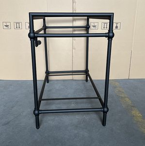 Waschtisch mit Unterschrank Industriedesign base de <span class=keywords><strong>lavabo</strong></span> gabinete Diseño Industrial Boutique Hotel victoriano <span class=keywords><strong>lavabo</strong></span> soporte vanidad - Product Image 4