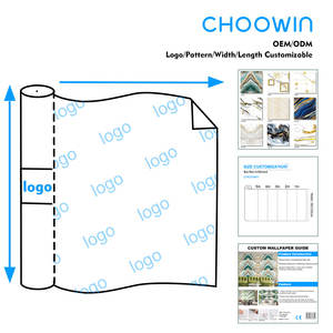 CHOOWIN Personalización de Papel Tapiz Mural 3D Autoadhesivo con Diseño de Mármol para Decoración de Paredes Interiores del Hogar - Product Image 2