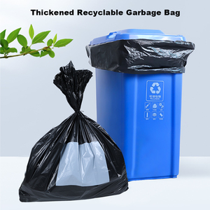 Wholesale Heavy Duty PE Plastic Large Trash <strong>Bag</strong> with Valve Barrier Feature Hot Stamping Black Bin Rubbish <strong>Garbage</strong> <strong>Bags</strong> - Product Image 3
