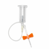 Aiguille de prélèvement sanguin papillon Sol-KL Medical OEM, stérilisée au gaz EO, avec porte-aiguille de sécurité