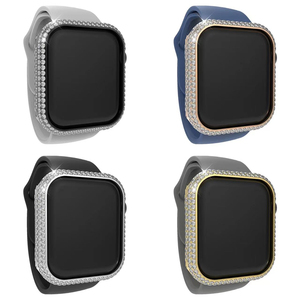 Mode 316L Métal Strass Montre Intelligente Protéger Cas <span class=keywords><strong>de</strong></span> Couverture pour <span class=keywords><strong>Apple</strong></span> <span class=keywords><strong>Watch</strong></span> 38/42/40/44/41/45/49mm - Product Image 6