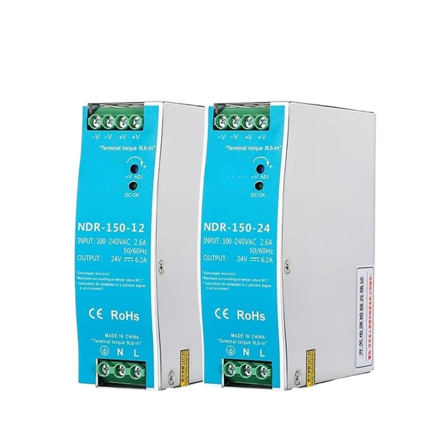 150W Single Output Industrial DIN RAIL NDR-150 Card Rail Mounting Power Light Power Supply