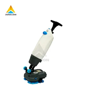 Walk Behind Industrial Floor Sweeper And Electric Floor Scrubber Machine Wireless Cold Water Cleaning