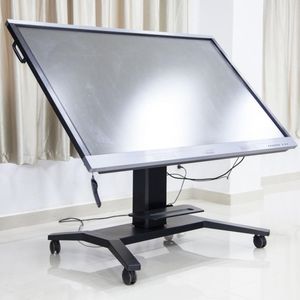 触摸屏显示器交互式智能板展示板支架电子优质柔性落地式移动支架 - Product Image 1